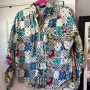 Colorful Patterned Vintage Men's Shirt